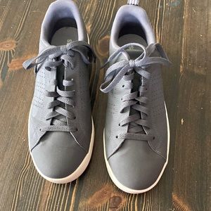 gray adidas womans VS Advantage Clean Shoes